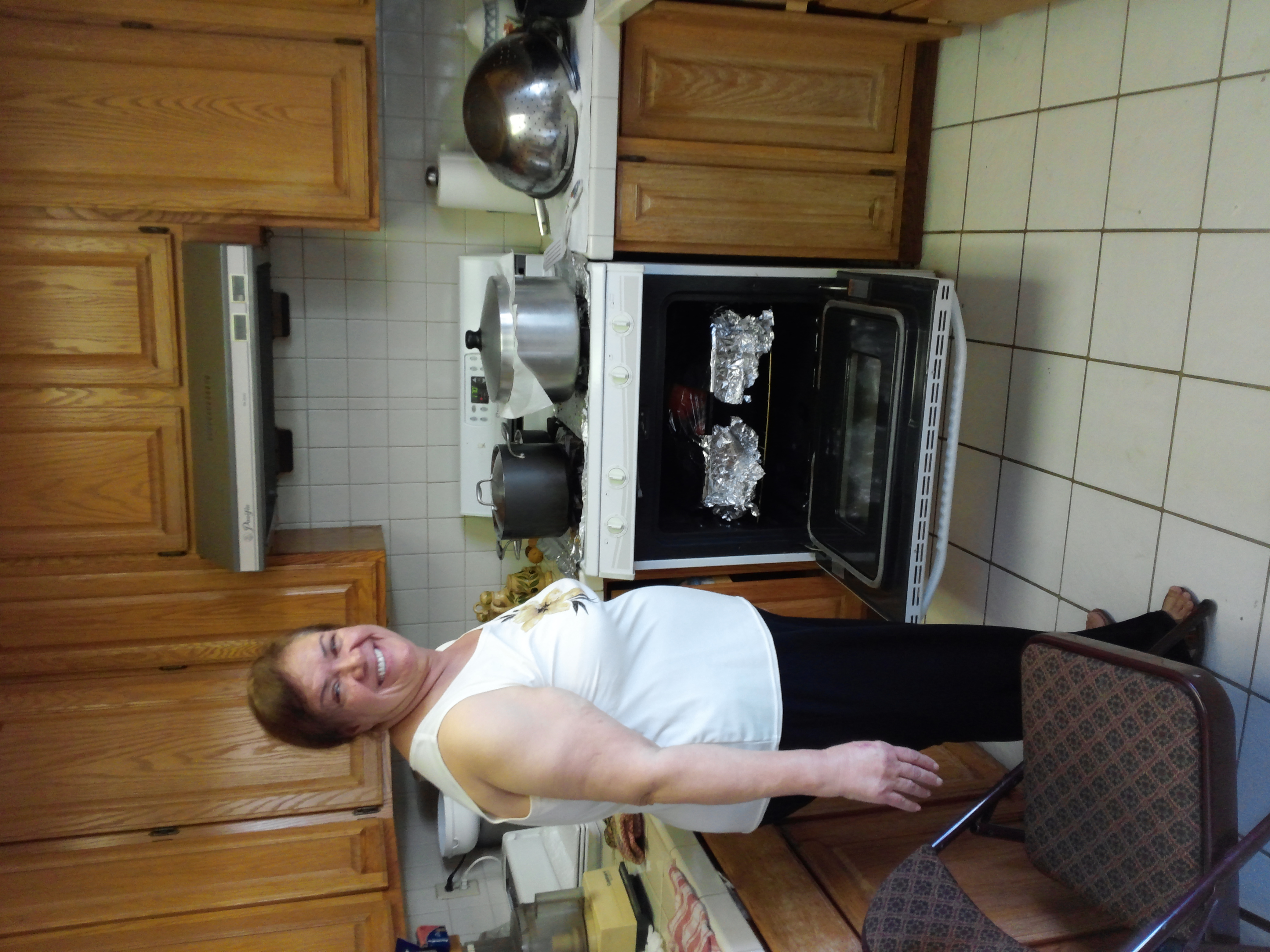 Maryam cooking