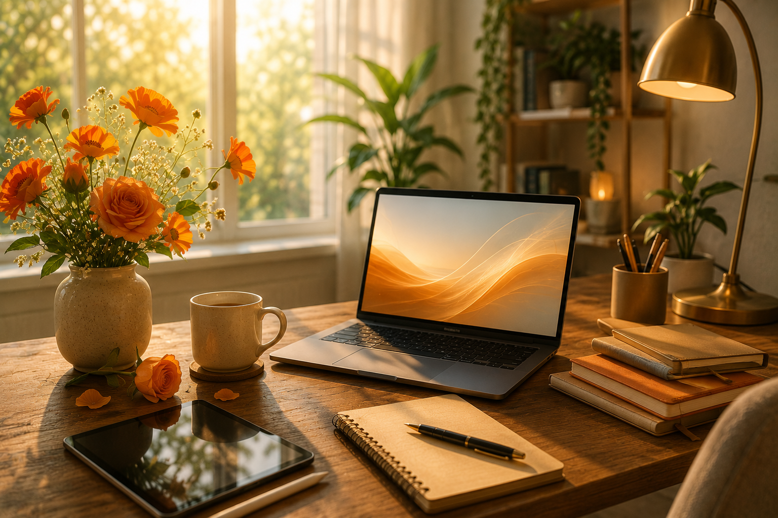 Technology and computer learning workspace